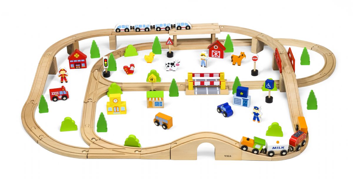 90pcs train set VIGA