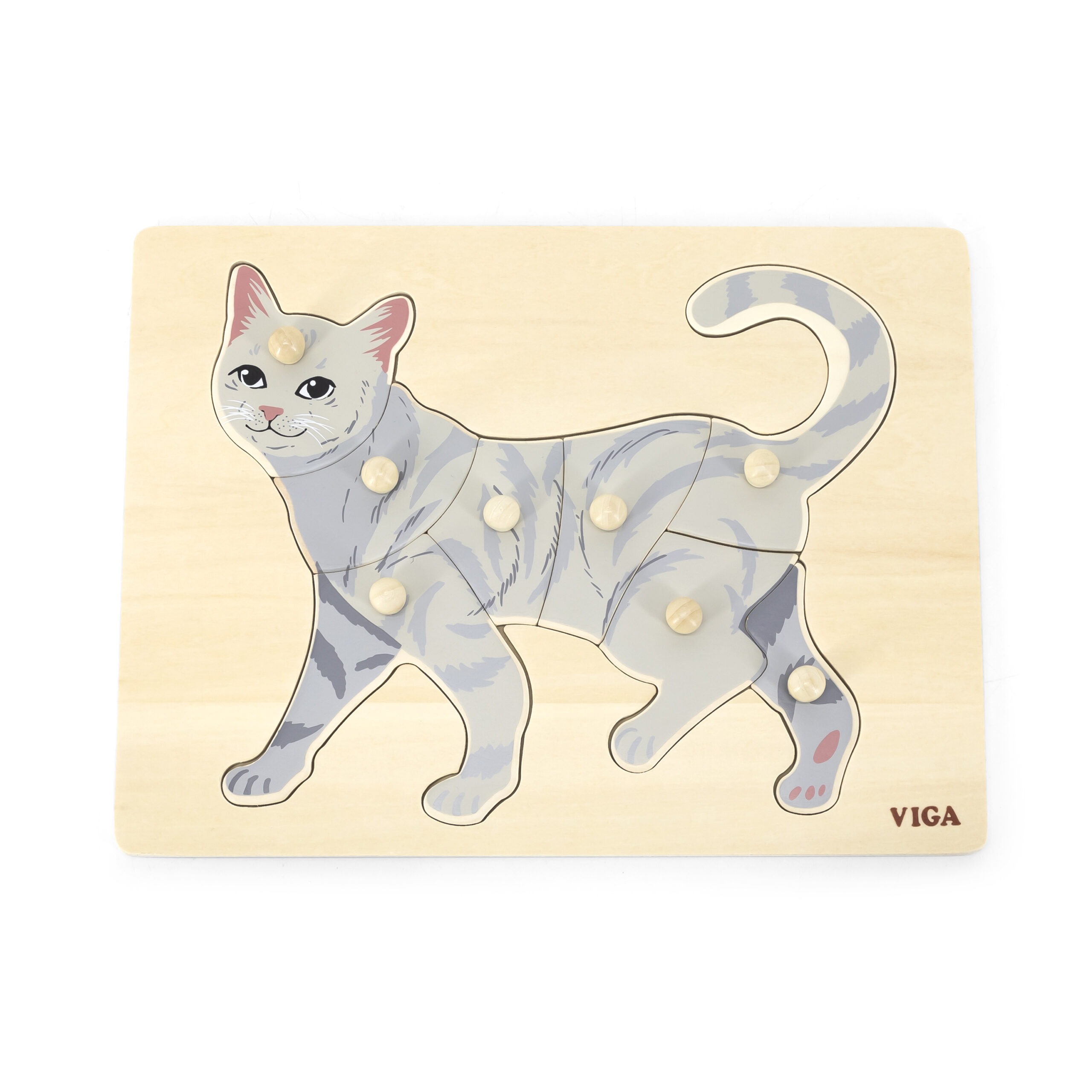 Montessori Puzzle Cat