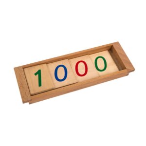 Large Number Cards With Box (1-9000)