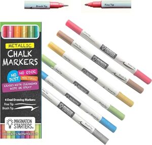 Metallic chalkboard markers