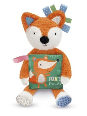 Medium Plush Fox with Cloth Book