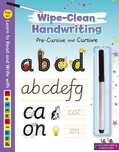 Wipe-Clean Handwriting: Pre-Cursive and Cursive